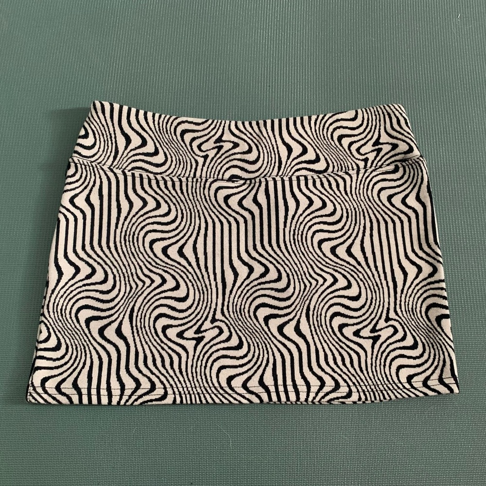 Urban Outfitters Printed Low-Rise Mini Skirt